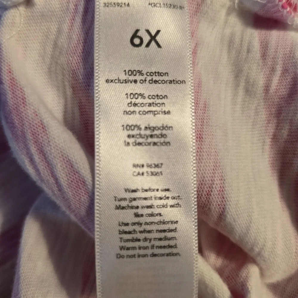 Pink and White Striped Kids Shirt